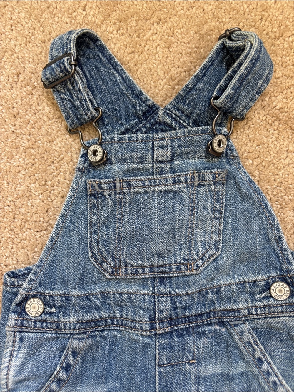 GAP Blue Denim Overalls